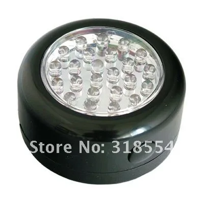 70pcs/lot # 24 LED Portable Hook Camping Light Lamp Lantern Hanging Pocket Clip-On Light Free Shipping