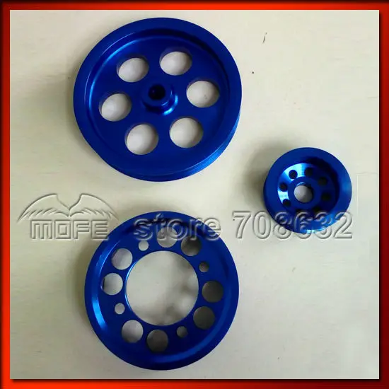 Underdrive Crank Pulley for LEXUS Toyota SUPRA 2JZGTE 1JZGTE 2JZ 1JZ Blue IMG_20140325_135414 (2)