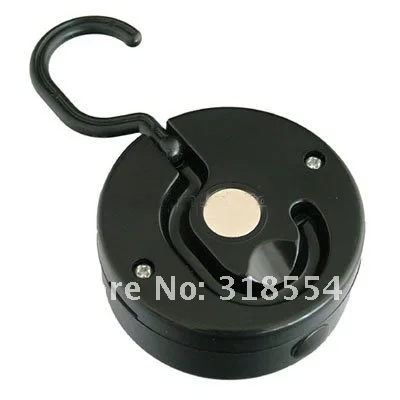 70pcs/lot # 24 LED Portable Hook Camping Light Lamp Lantern Hanging Pocket Clip-On Light Free Shipping