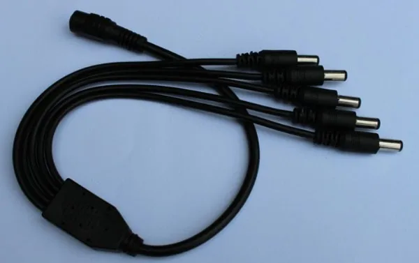 Conector para Led e Cctv Fábrica de Atacado Vias de 5 Cabo Divisor Maneiras 40 Pçs - Lote 5.5 2.1 Masculina & Fêmea -y dc 1 5 5 maneiras, 40 pçs lote, 5.5 2.1