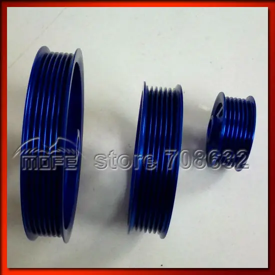 Underdrive Crank Pulley for LEXUS Toyota SUPRA 2JZGTE 1JZGTE 2JZ 1JZ Blue IMG_20140325_135441 (2)