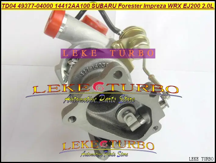 Wholesale NEW TD04 49377-04000 14412AA100 Turbo Turbochrager For SUBARU Forester Impreza WRX engine EJ20 EJ200 2.0L turbine LEKE (4)