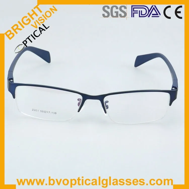 New model delicate half rim metal optical frames glasses2261lan-2