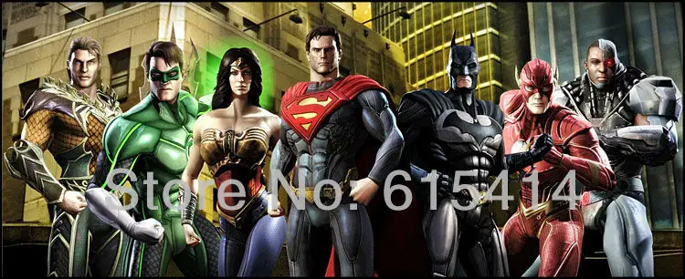 01 Justice League Superman Batman Wonder Woman Green Lantern Flash  34''x14'' inch wall Poster with Track Num|lantern craft|lantern ufolantern  universe - AliExpress