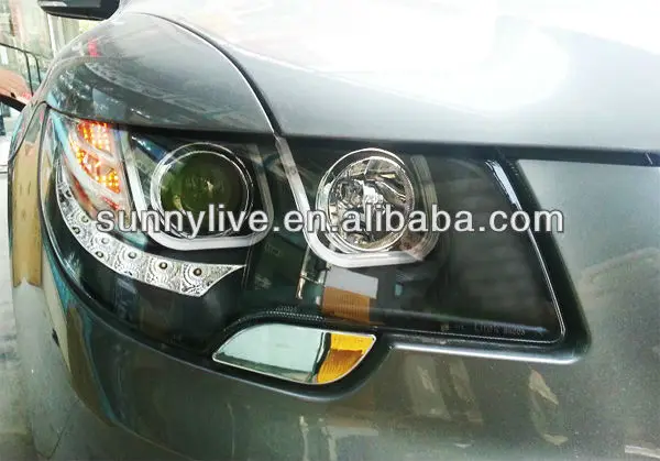 For Skoda Superb LED Head Lamp Angel Eyes 2009-2013 year U Style