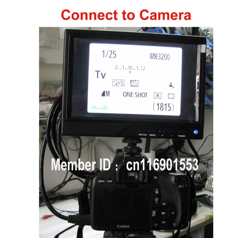 7inch HDMI VGA AV HD Monitor-7