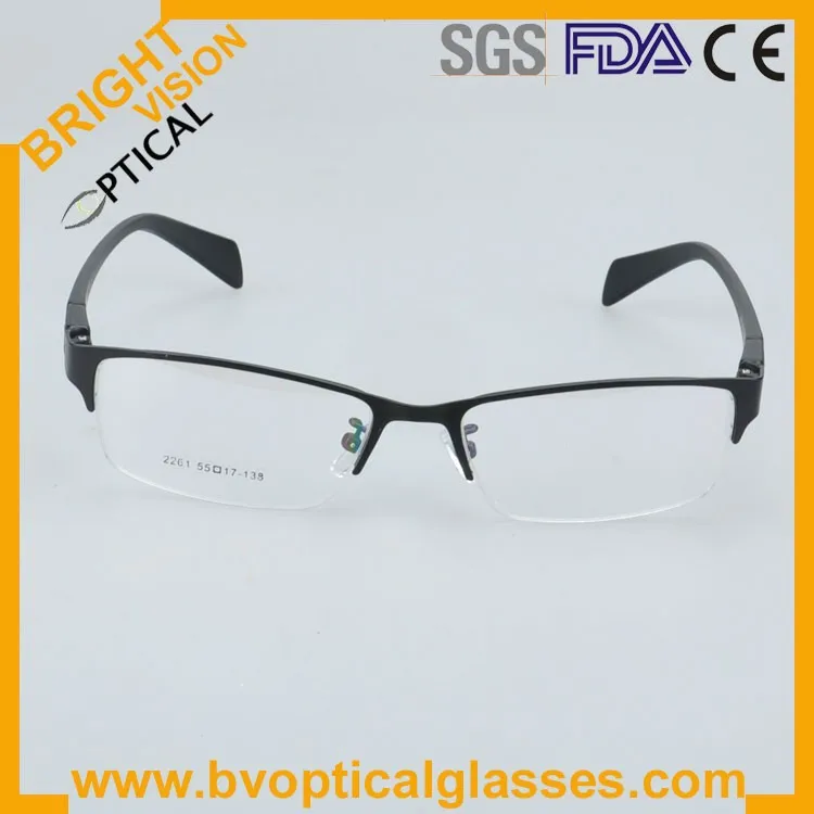 New model delicate half rim metal optical frames glasses2261hei-2
