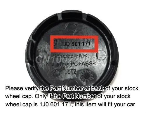 VW WHEEL HUB CENTER CAP FIT FOR Volkswagen Jetta Golf Cabriolet Citi Lupo Passat Vento Bora New Beetle Mk4 Replace #1J0 601 171