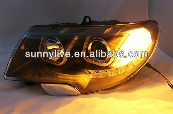 For Skoda Superb LED Head Lamp Angel Eyes 2009-2013 year U Style