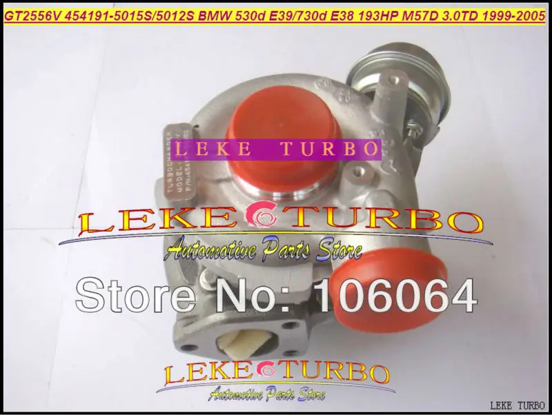 GT2556V 454191-5015S 454191-5012S 454191 BMW 530d E39 730d E38 184HP 193HP M57D M57 D30 6Zyl 3.0L Turbo Turbocharger (2)