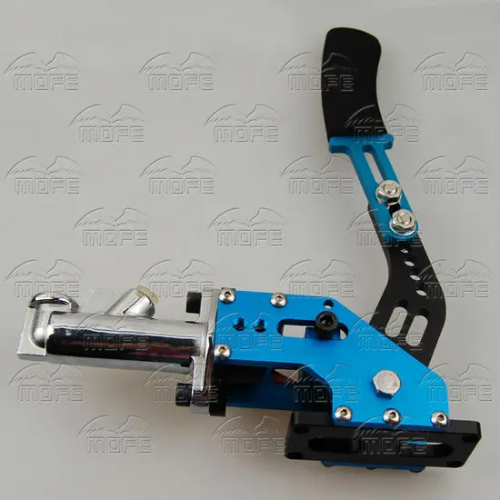 Universal Aluminum Adjustable Hydraulic Handbrake Hand Brake Vertical 0.75 inch Master Cylinder Drift Rally Blue DSC_0926
