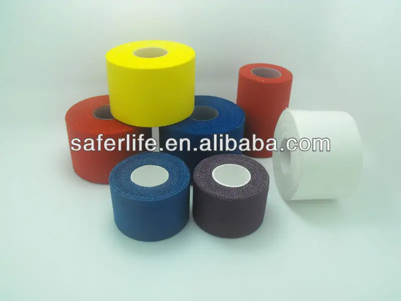 sport tape cotton rigid tape zinc oxide tape (1)_