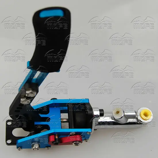 Universal Aluminum Adjustable Hydraulic Handbrake Hand Brake Vertical 0.75 inch Master Cylinder Drift Rally Blue DSC_0927 (2)