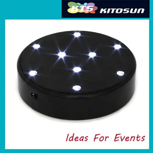 Decoração da Peça Central do Casamento Base de Luz Lote Bateria 3aa Operado 4 Inch Luzes Led Vaso Branca 100 Pçs - 6 Luzes e Iluminação