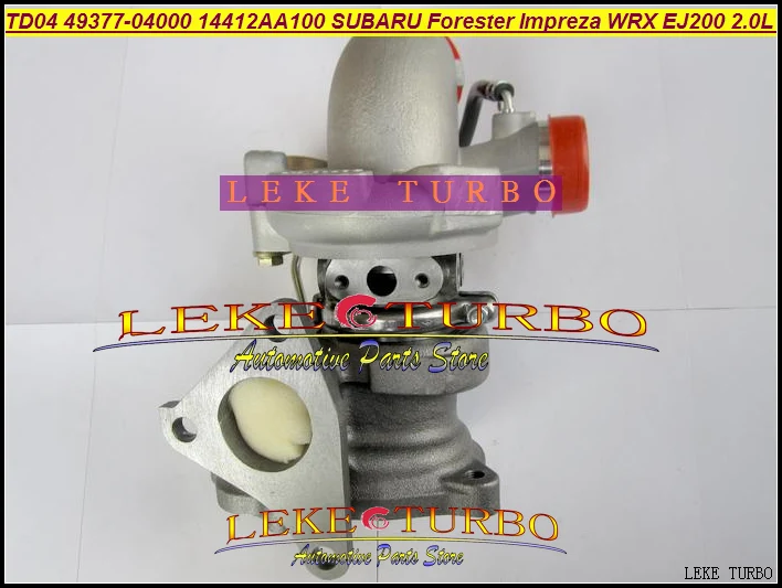 Wholesale NEW TD04 49377-04000 14412AA100 Turbo Turbochrager For SUBARU Forester Impreza WRX engine EJ20 EJ200 2.0L turbine LEKE