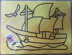 10pcs/lot, Color Sand art art painting set kit for children,WHOLESALE