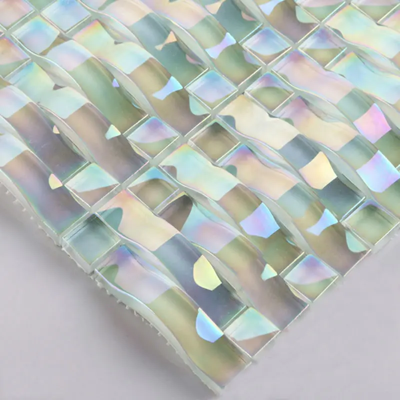 Iridescent Gl Mosaic Tile Backsplash Arched Crystal Mosaics Lnsgt004 3
