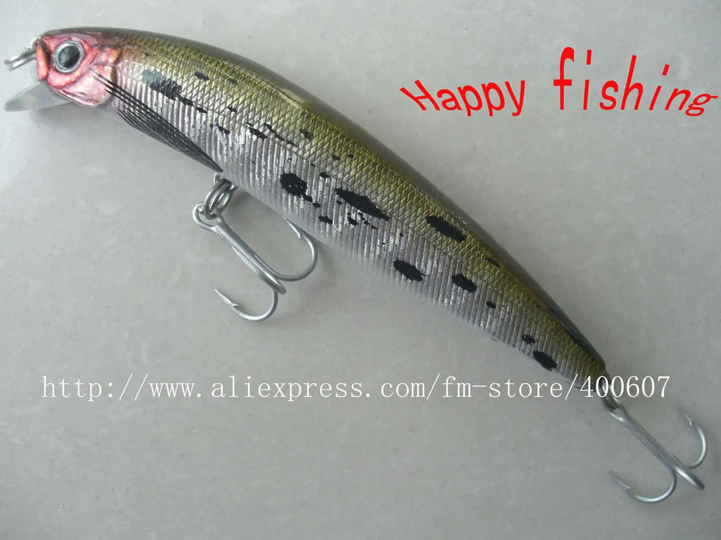 Bass Terminator  Minnow Plastic  Fishing Lure(M100F) Enjoy Retail Convenienc at Wholesale Price