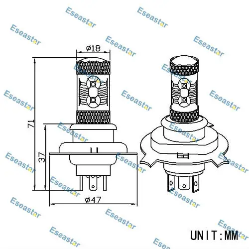H4-50W-CREE-XBD-HIGH-POWER-SIZE