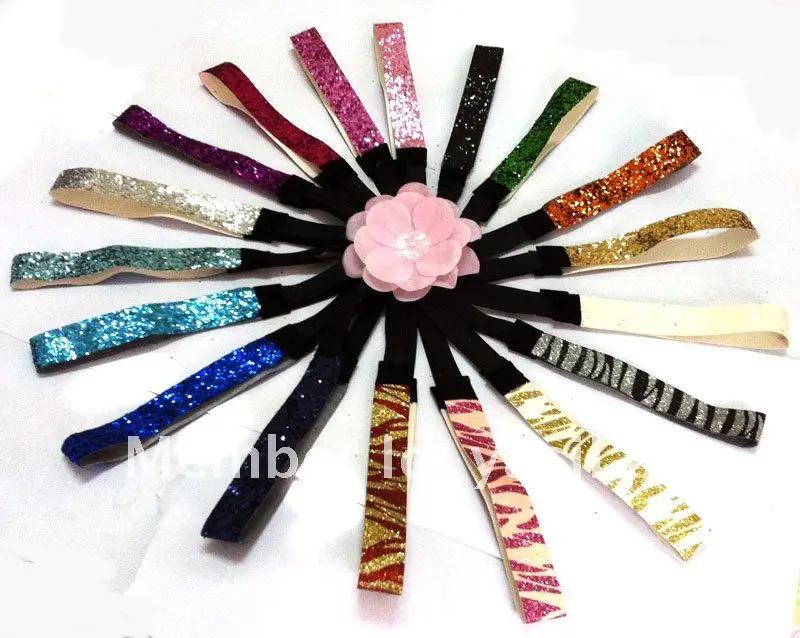 3/4" Sport Glitter Headband  492pcs/lot