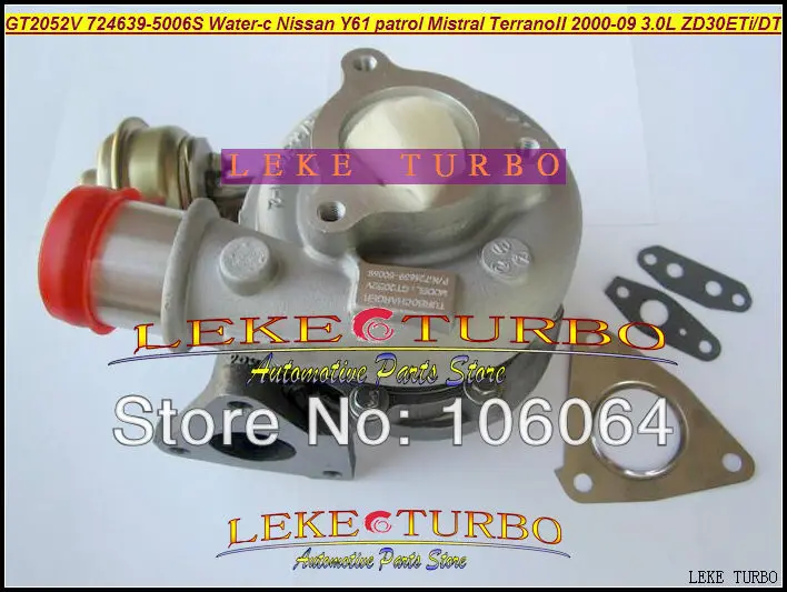 GT2052V 724639-5006S Water Cooled Turbo For NISSAN Y61 1997-2009 Patrol Mistral Terrano 3.0L ZD30ETi ZD30DTi turbocharger (5)