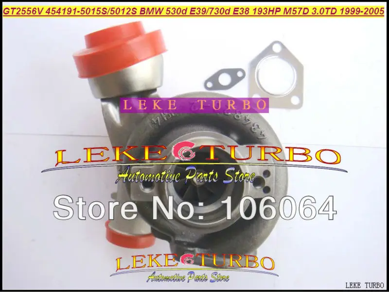 GT2556V 454191-5015S 454191-5012S 454191 BMW 530d E39 730d E38 184HP 193HP M57D M57 D30 6Zyl 3.0L Turbo Turbocharger (6)