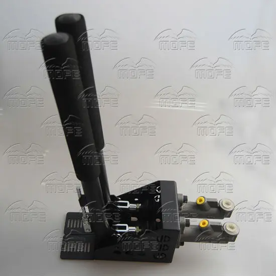 0.75 inch Dual Twin Double Master Cylinders Handles Lockable Vertical Drift Rally Handbrake Hand Brake Hydraulic E-brake DSC_08130