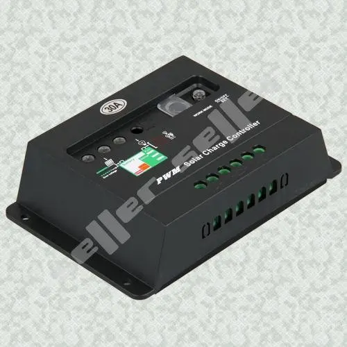 PWM Solar Panel Charge Controller Regulator 30A for 12V 24V Lamp Light