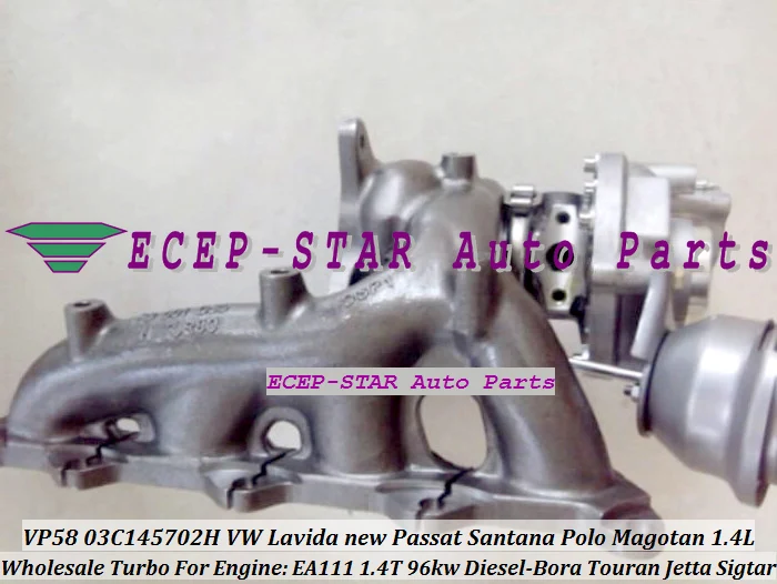 VP58 03C145702H Turbocharger For VW Lavida NEW Passat Santana Polo Touran Magotan Bora Jetta Sigtar Engine EA111 1.4T 96KW Diesel (1)