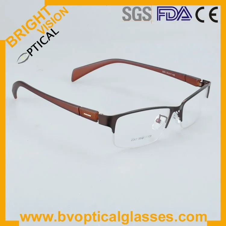 New model delicate half rim metal optical frames glasses2261ka-1