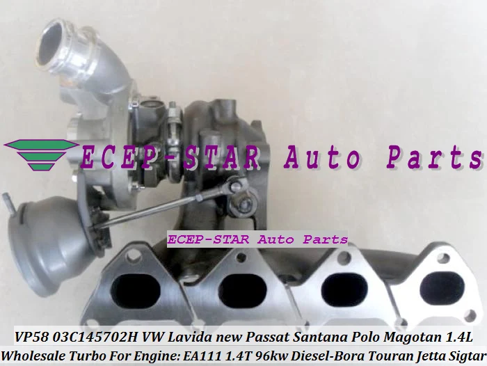 VP58 03C145702H Turbocharger For VW Lavida NEW Passat Santana Polo Touran Magotan Bora Jetta Sigtar Engine EA111 1.4T 96KW Diesel (2)