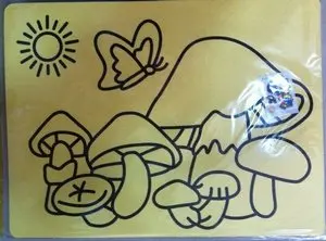 10pcs/lot, Color Sand art art painting set kit for children,WHOLESALE
