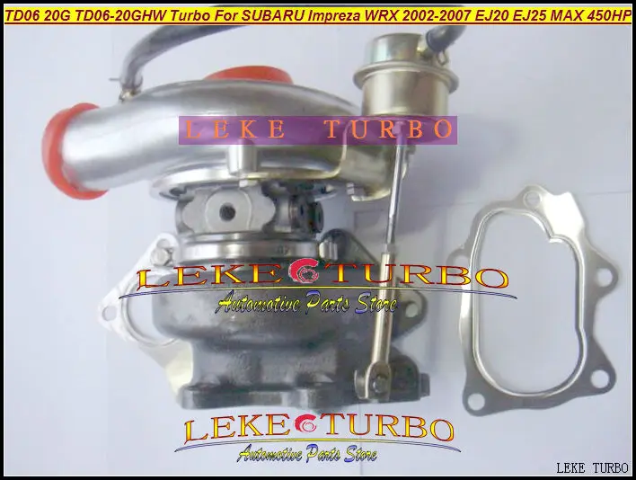 TD06 20G TD06-20GHW Turbo Turbocharger for SUBARU Impreza WRX 2002-2007 MAX HP 450HP Engine EJ20 EJ25 (1)