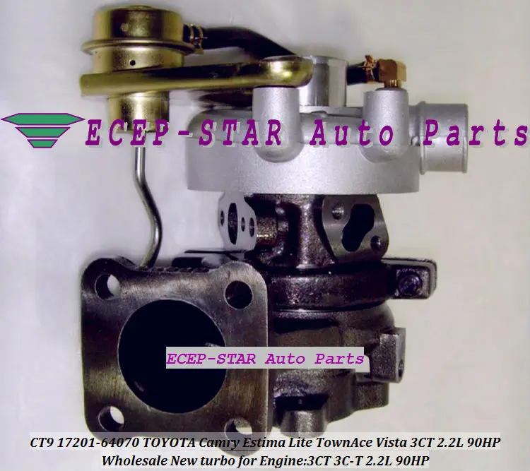 CT9 17201-64070 TOYOTA Camry Estima Lite TownAce Vista 3CT 3C-T 2.2L 90HP turbocharger (2)