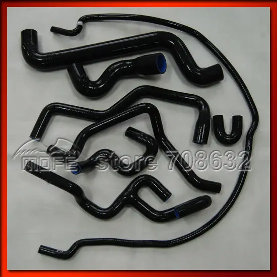 Samco Sport Silicone Coolant Heater Radiator Hose Kit For SAAB 9 5 1999 to 2001 Saab 95 1999-2001-8pcs (2)