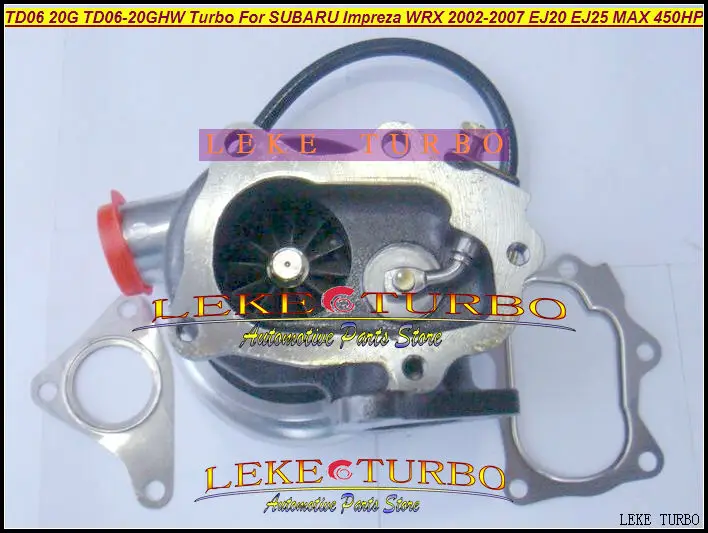 TD06 20G TD06-20GHW Turbo Turbocharger for SUBARU Impreza WRX 2002-2007 MAX HP 450HP Engine EJ20 EJ25 (2)