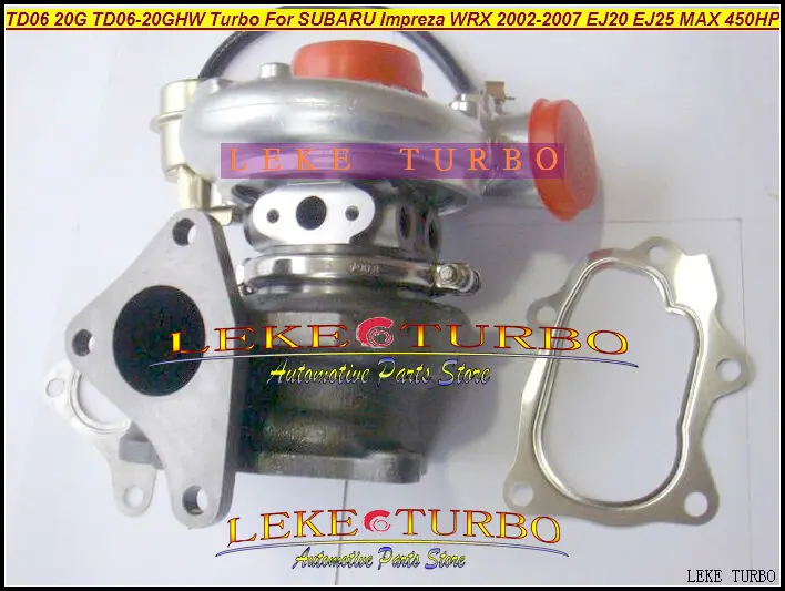 TD06 20G TD06-20GHW Turbo Turbocharger for SUBARU Impreza WRX 2002-2007 MAX HP 450HP Engine EJ20 EJ25 (3)