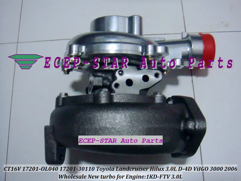 CT16V 17201-OL040 17201-0L040 Toyota Hilux 3.0LD ViIGO 3000 1KD-FTV turbo turbocharger (2)