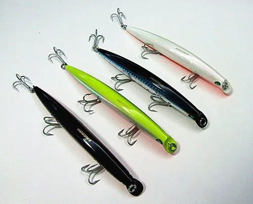 Flutuante tipo Poper Isca de Pesca Três Tamanho Lure Minnow Isca Anzol Vmc Seis Cores 9.5 cm - 8.1g 5 9.5 cm 8.1g Três Tamanho Flutuante Tipo