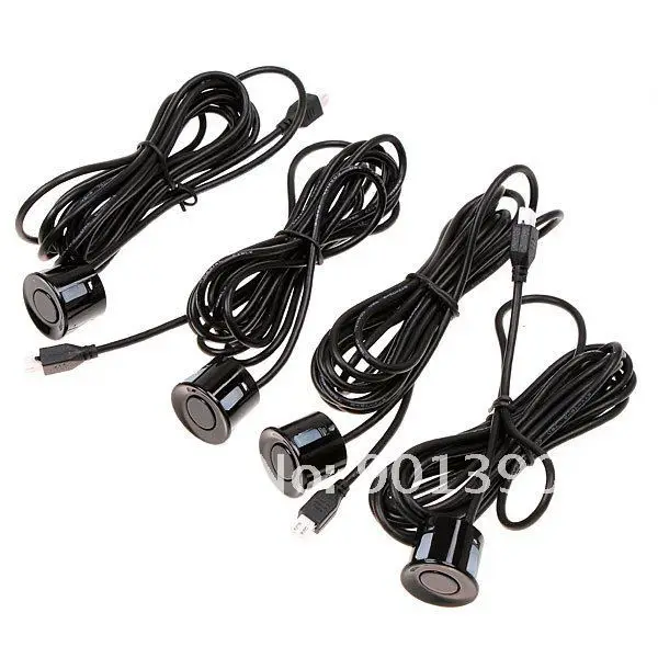 LED Display 4 Car Parking Sensor Reverse backup Radar System 12V White/Black/Silve Free Shipping