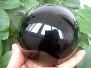 Natural OBSIDIANA cristal 80 mm