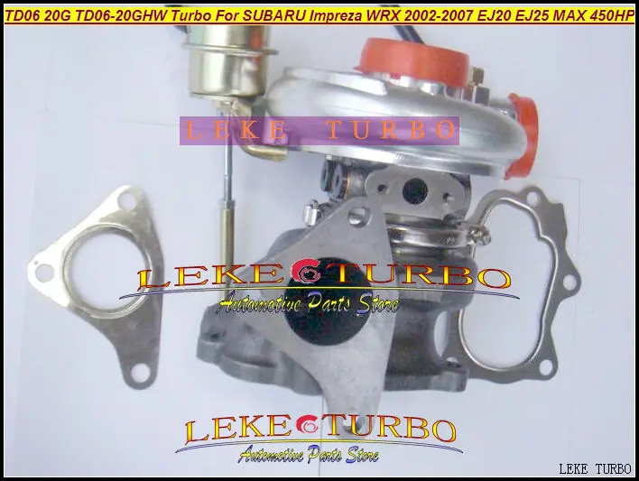 TD06 20G TD06-20GHW Turbo Turbocharger for SUBARU Impreza WRX 2002-2007 MAX HP 450HP Engine EJ20 EJ25 (4)