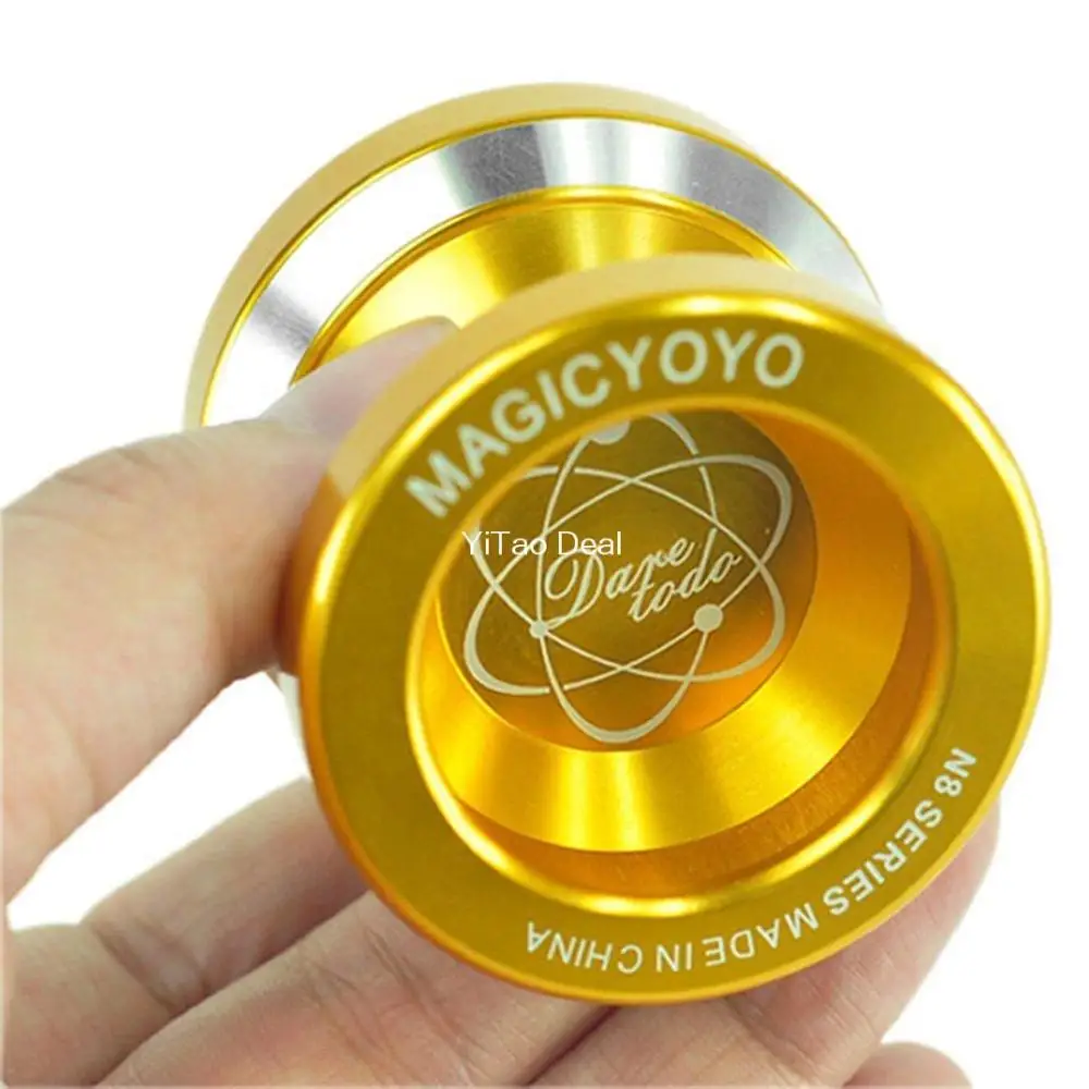 Hot Blue Magic YoYo N8 Dare To Do Alloy Metal Aluminum Professional Yo-Yo Toy 