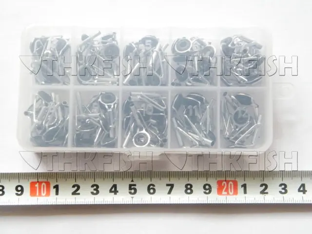 ONSALE! 90X Fishing Rod Spare Parts Rod Part Tip Tops Stainless Silver Rod Parts Repair Kit
