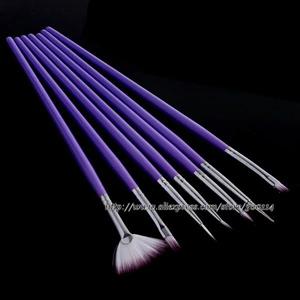 7PCS Beauty Nail Tools Purple Nail Art Design Brush Painting Brush Dotting Pe_meitu_7.jpg