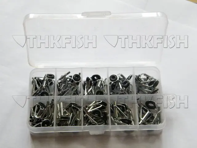 ONSALE! 90X Fishing Rod Spare Parts Rod Part Tip Tops Stainless Silver Rod Parts Repair Kit