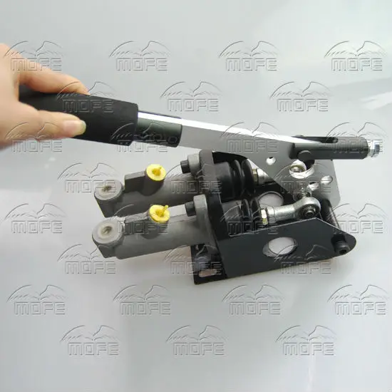 Universal 0.75 INCH Double Dual Master Cylinder Hydraulic Drift Handbrake Hand brake Black DSC_0069