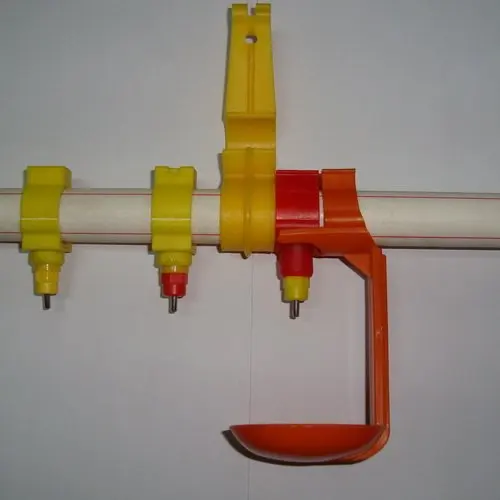 Poultry nipple Drip Cup . Material:PP.