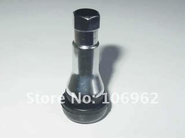 Wholesale - 100 pcs/lot TR413AC Chromed sleeve tire (tyre) valves snap-in tubeless valves (natural rubber) for passenger cars