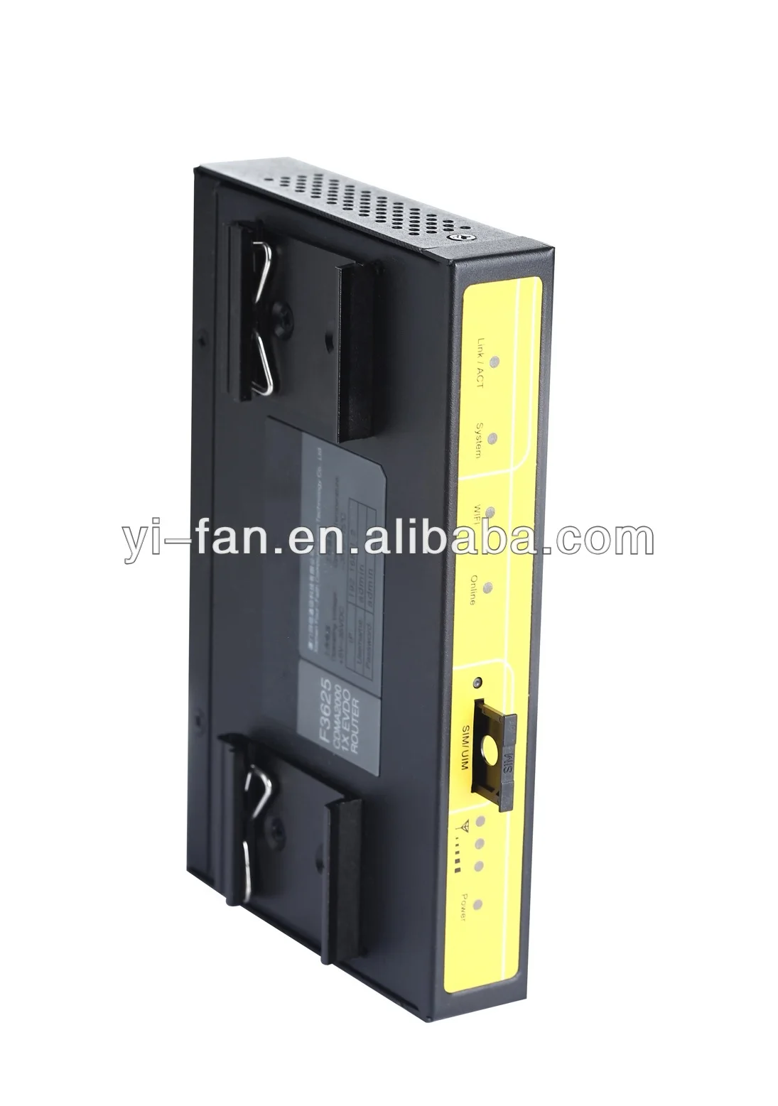 F3X25 router with din rail mounting